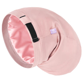 OLESILK Silk Bonnet front view, extra large size for long hair