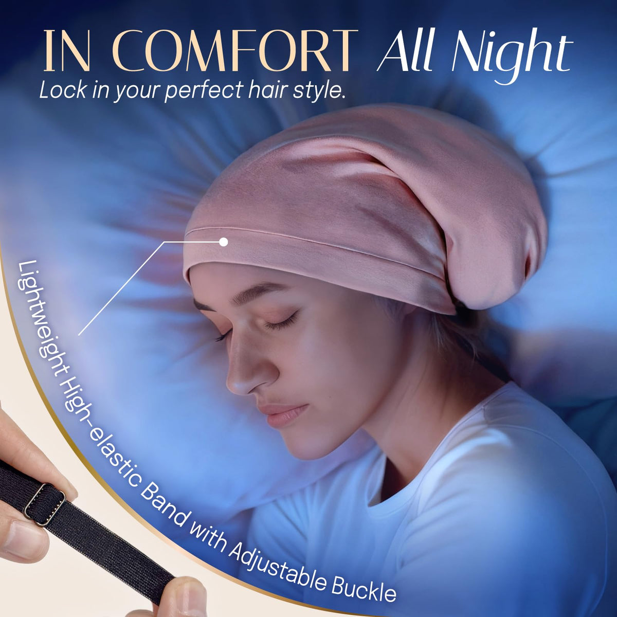 OLESILK Silk Bonnet packaging front view
