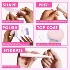 Olive & June Gel Base + Top Coat Duo packaging