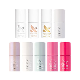 Olive & June Gel Nail Polish Set with 6 shades and top coat