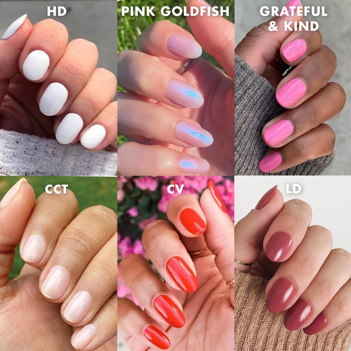 Olive & June HD nail polish bottle in crisp white