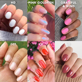 Olive & June HD nail polish bottle in crisp white