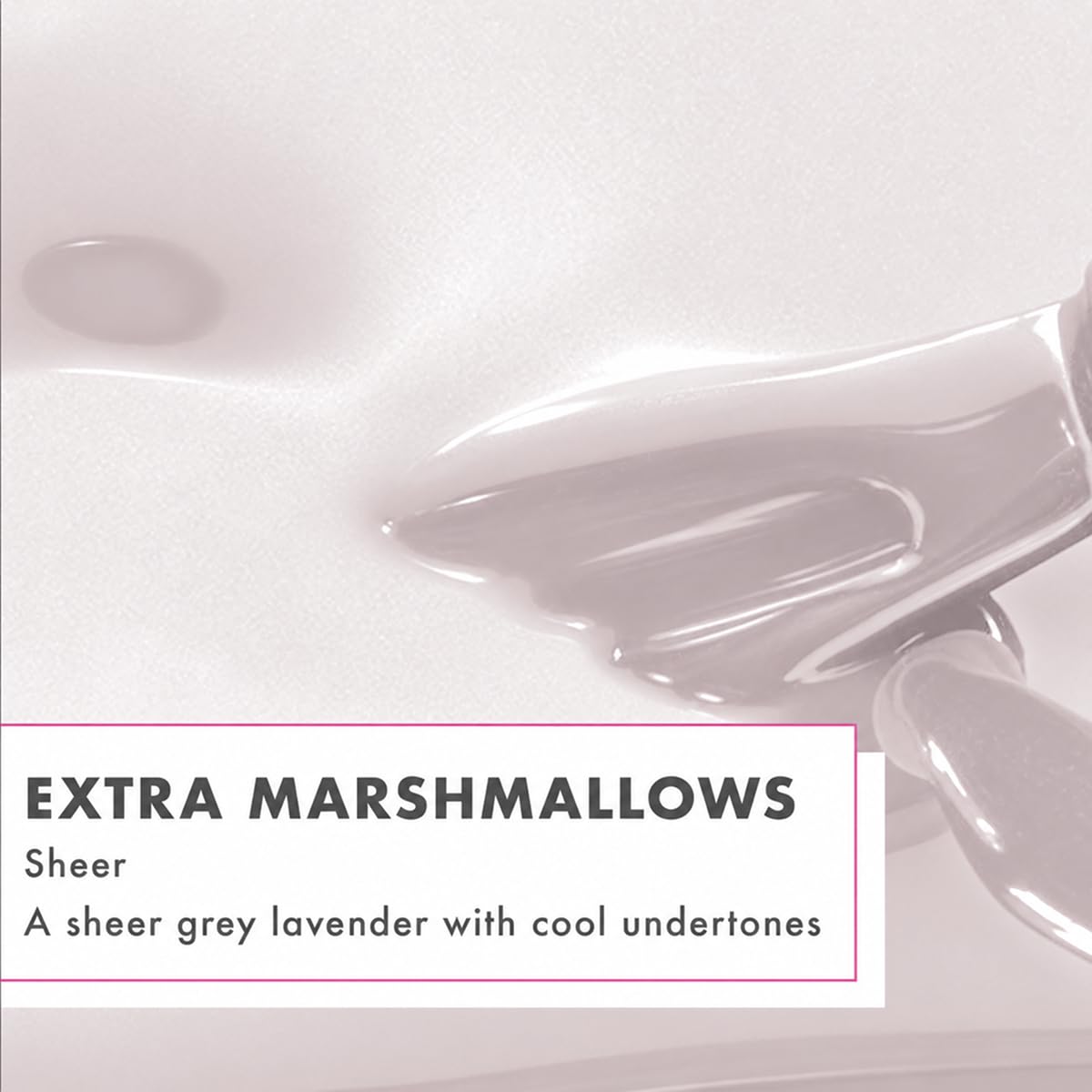 Olive & June Long Lasting Nail Polish Extra Marshmallows application process