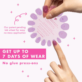 Olive & June Super Stick Press-On Nails Tutu in various sizes