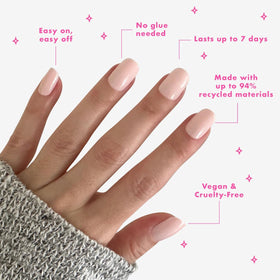 Olive & June Super Stick Press-On Nails Tutu with file and buffer