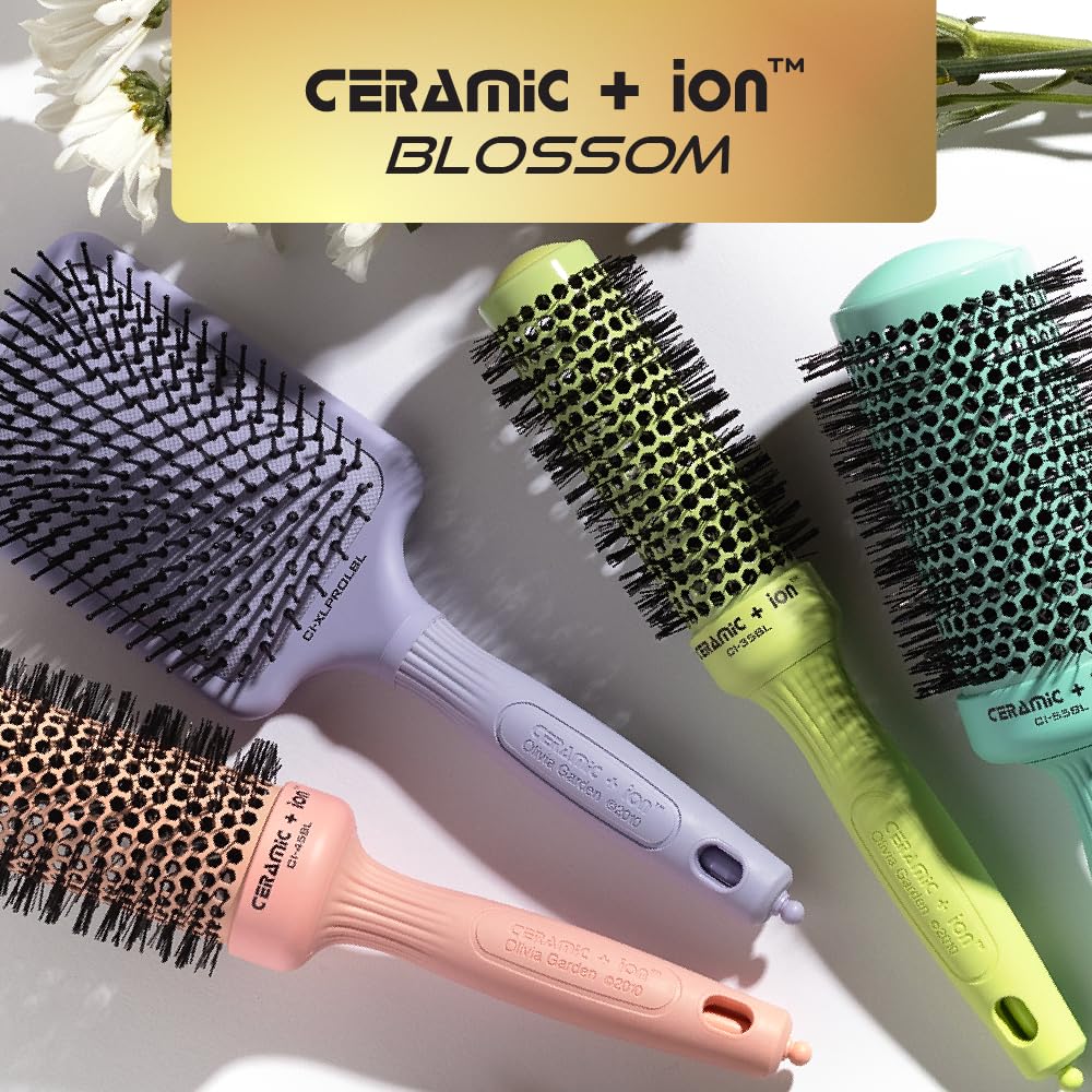 Olivia Garden brush packaging with product details