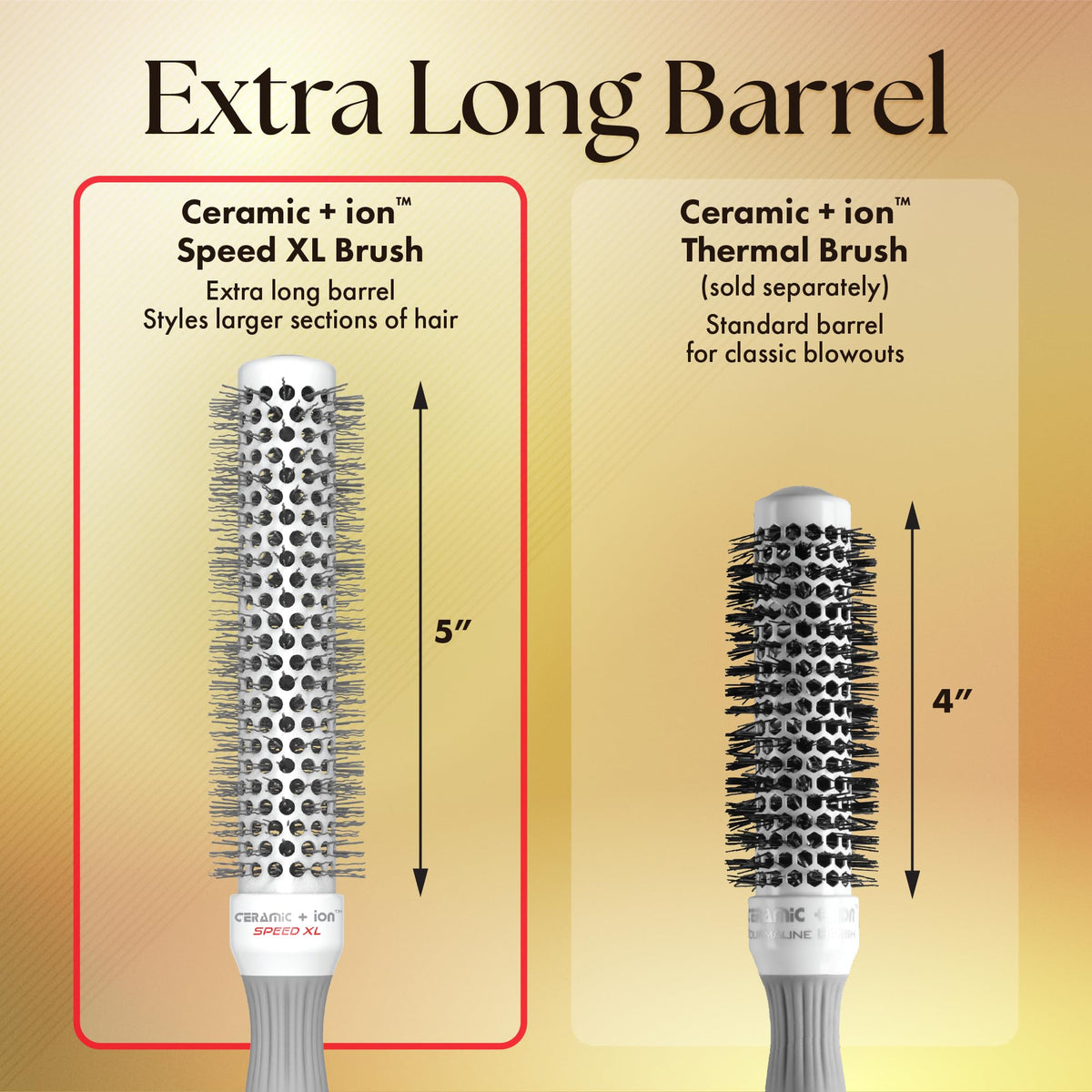 Olivia Garden Ceramic + Ion Speed XL hair brush packaging