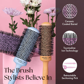 Olivia Garden Ceramic + Ion Speed XL Round Brush side view