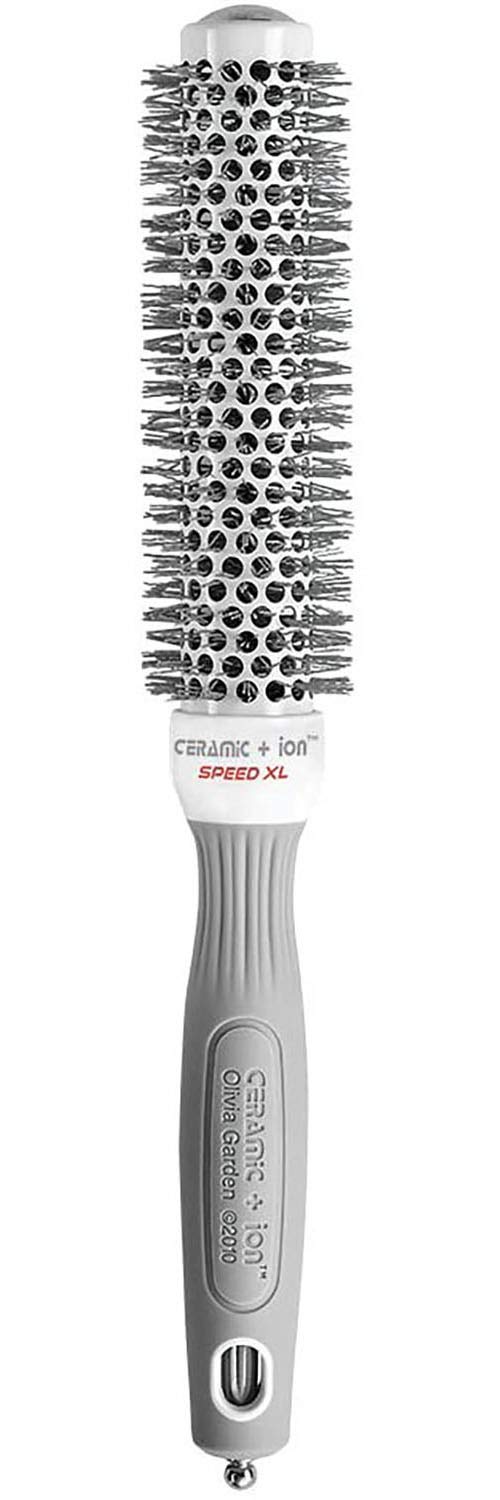 Olivia Garden Ceramic + Ion Speed XL Round Thermal Hair Brush front view