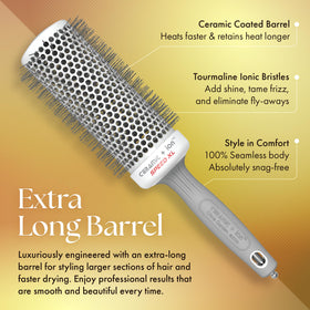 Olivia Garden Ceramic + Ion Speed XL Thermal Hair Brush with sectioning pick
