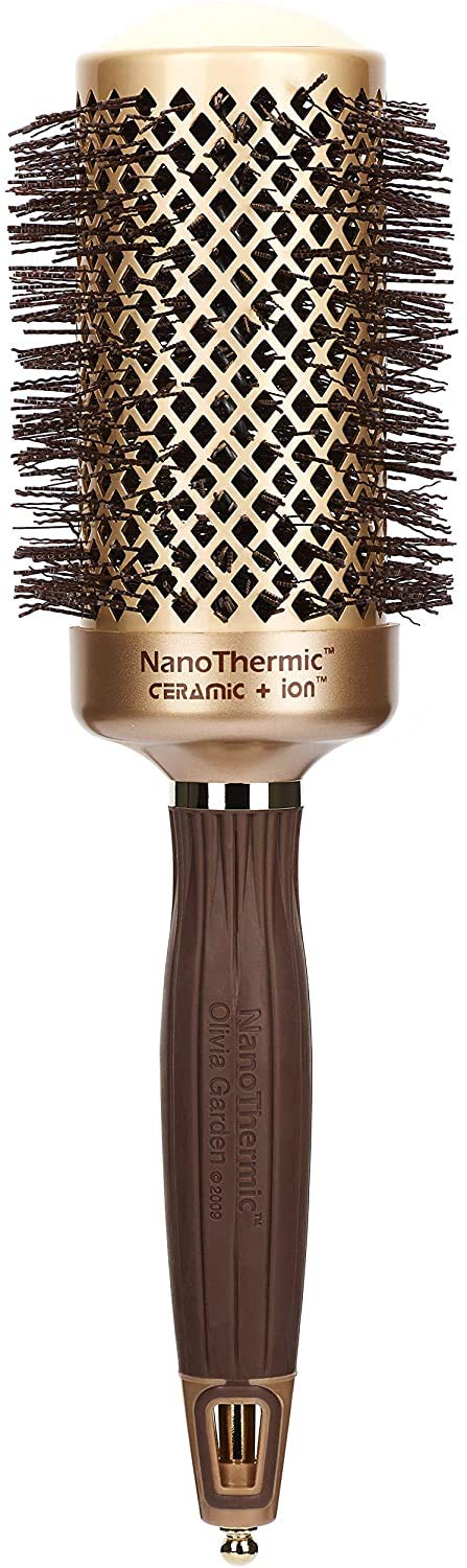 Olivia Garden NanoThermic Round Brush 2 1/8" front view