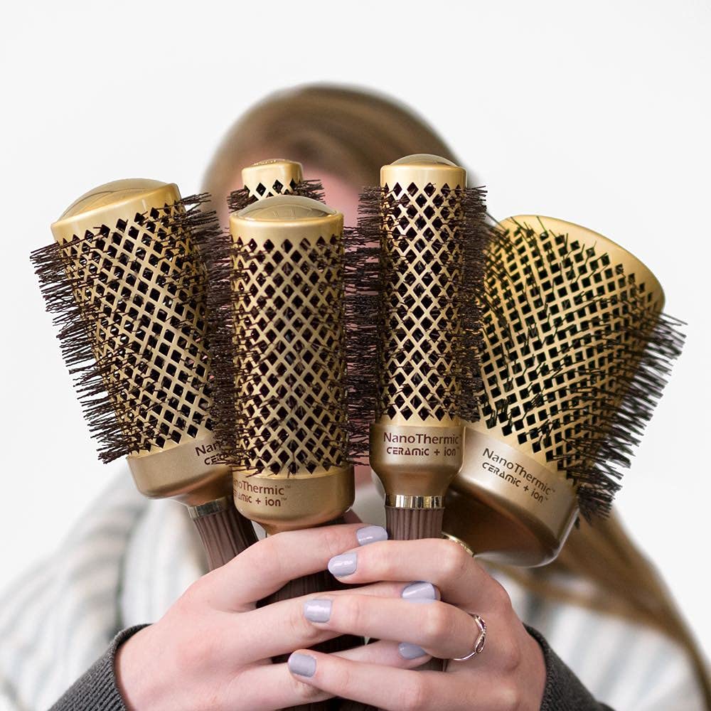 Olivia Garden NanoThermic Round Brush back view