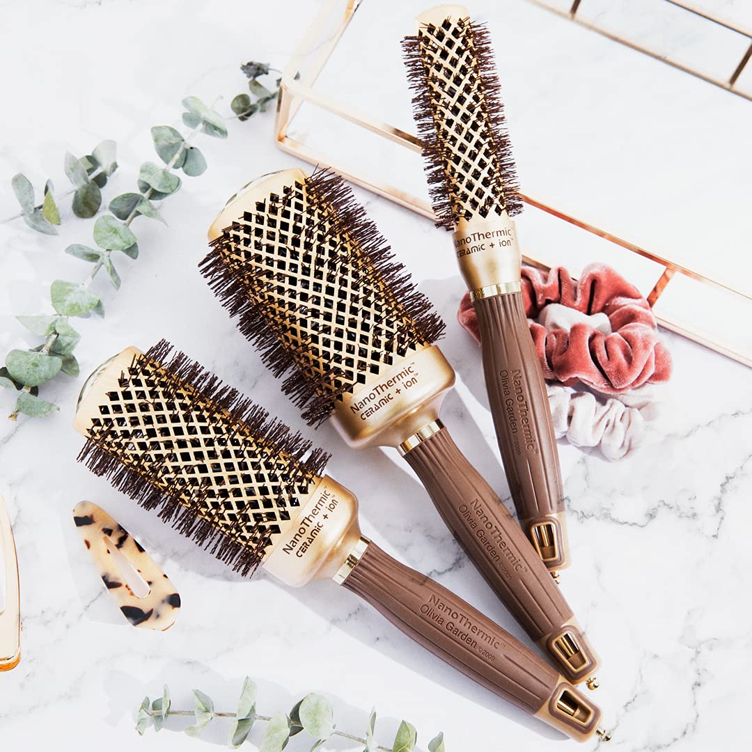 Olivia Garden NanoThermic Round Brush packaging front