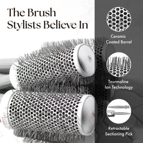 Olivia Garden Thermal Hair Brush on a countertop
