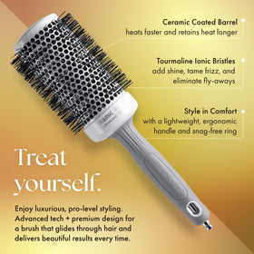 Olivia Garden Thermal Hair Brush with ergonomic grip