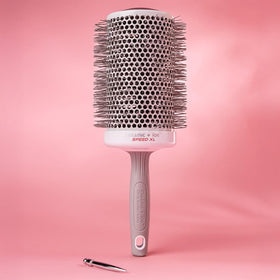 Olivia Garden Thermal Hair Brush with retractable sectioning pick