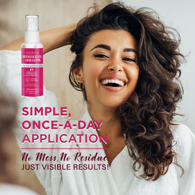 OLIVITA 5% Minoxidil Spray bottle side view