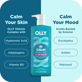 OLLIE Body Wash Revive bottle with revitalizing scent