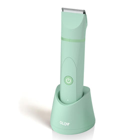 OLOV Electric Body Hair Trimmer front view with ceramic blade