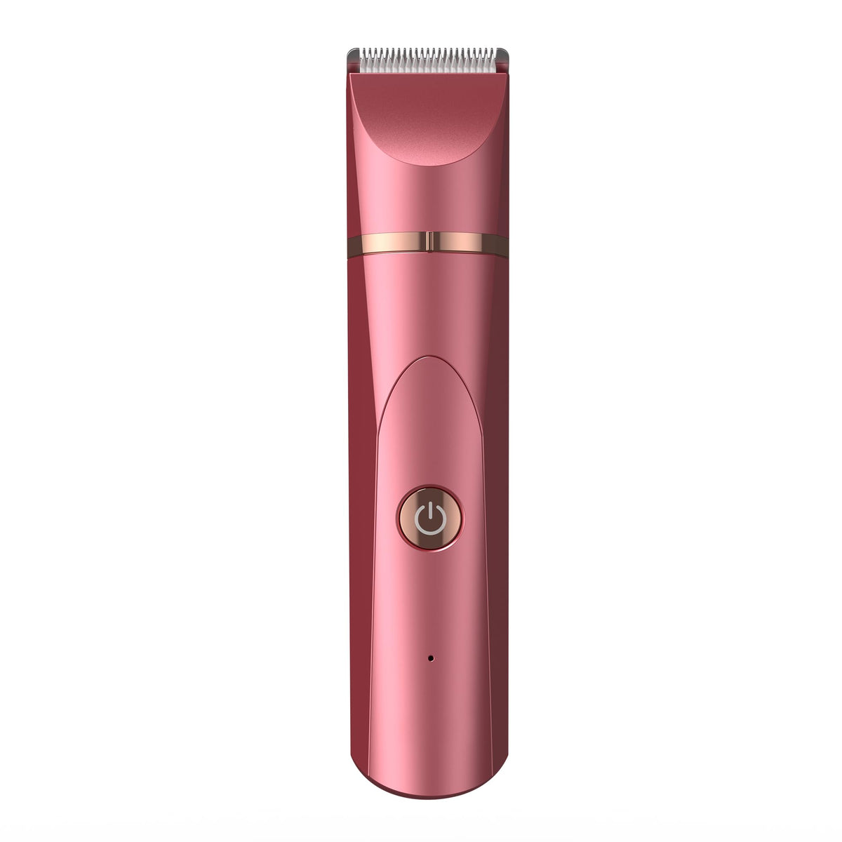 OLOV Electric Body Hair Trimmer red model with ceramic blade