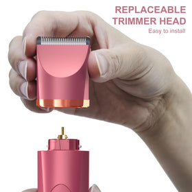 OLOV Electric Body Hair Trimmer with waterproof feature highlighted