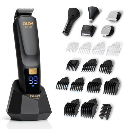 OLOV For Man Beard Trimmer 21-piece grooming kit front view