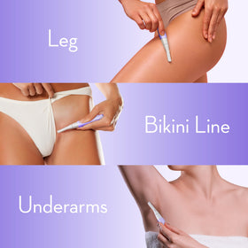 OLOV slim Facial Hair Removal Trimmer in hand for easy use
