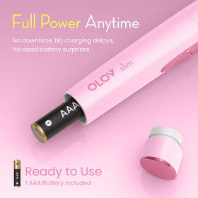OLOV slim Facial Hair Removal Trimmer, side view