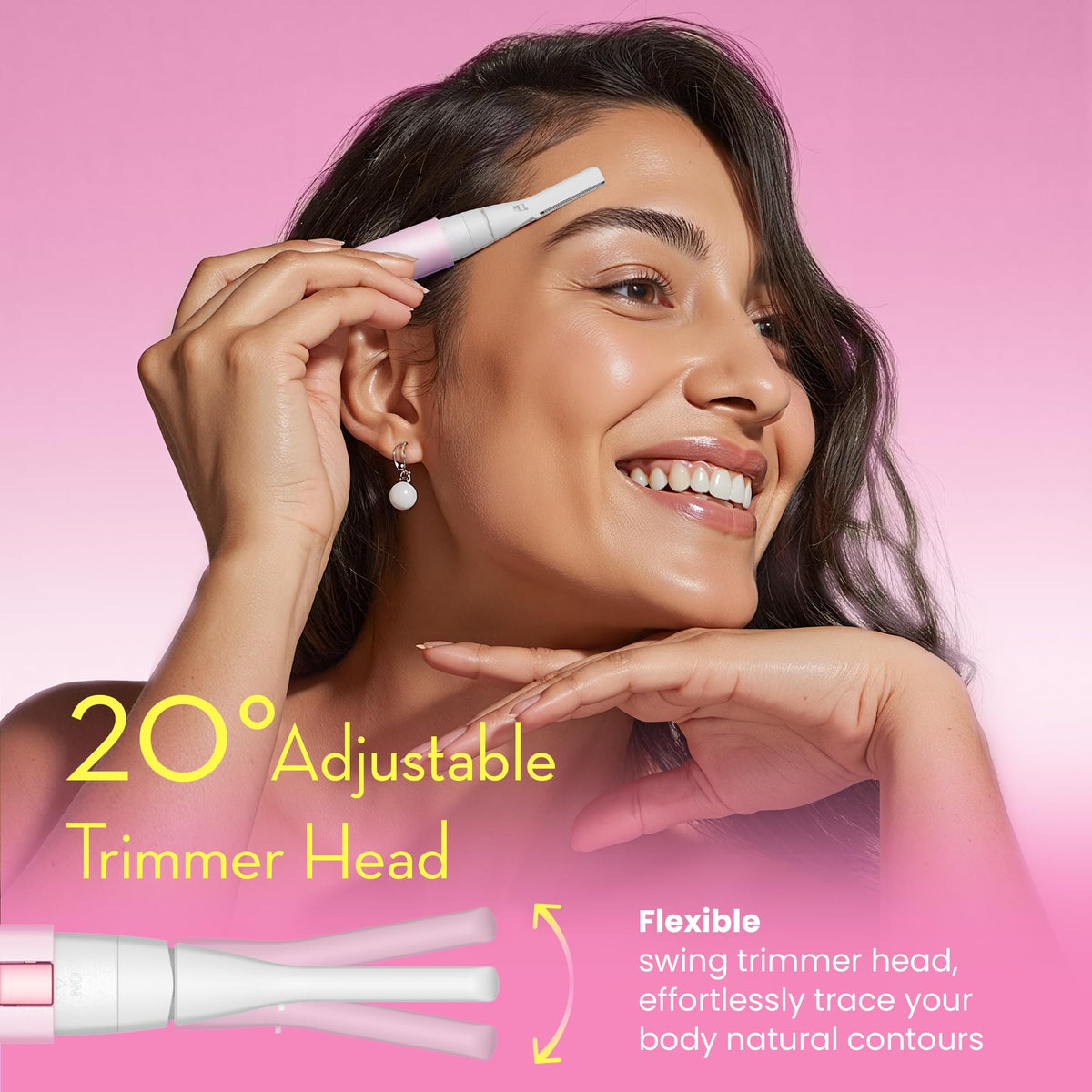 OLOV slim Facial Hair Removal Trimmer with replaceable blades