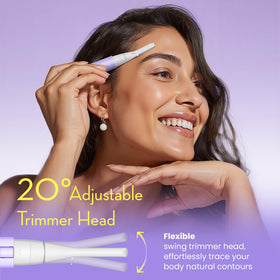 OLOV slim trimmer with two replaceable blades