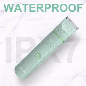 OLOV trimmer demonstrating use in the shower