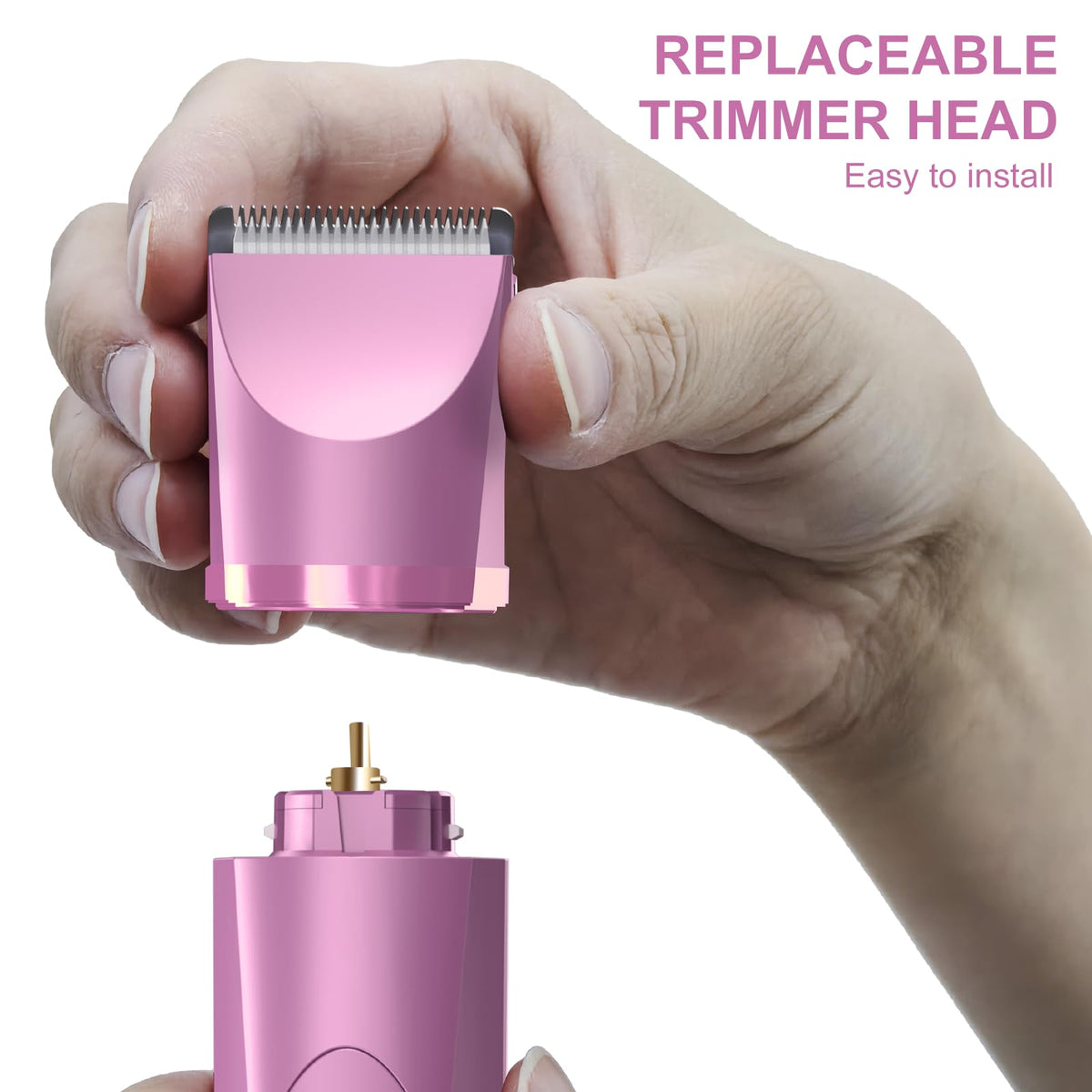 OLOV trimmer in a bathroom setting with water