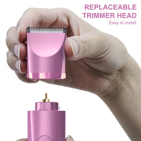 OLOV trimmer in a bathroom setting with water