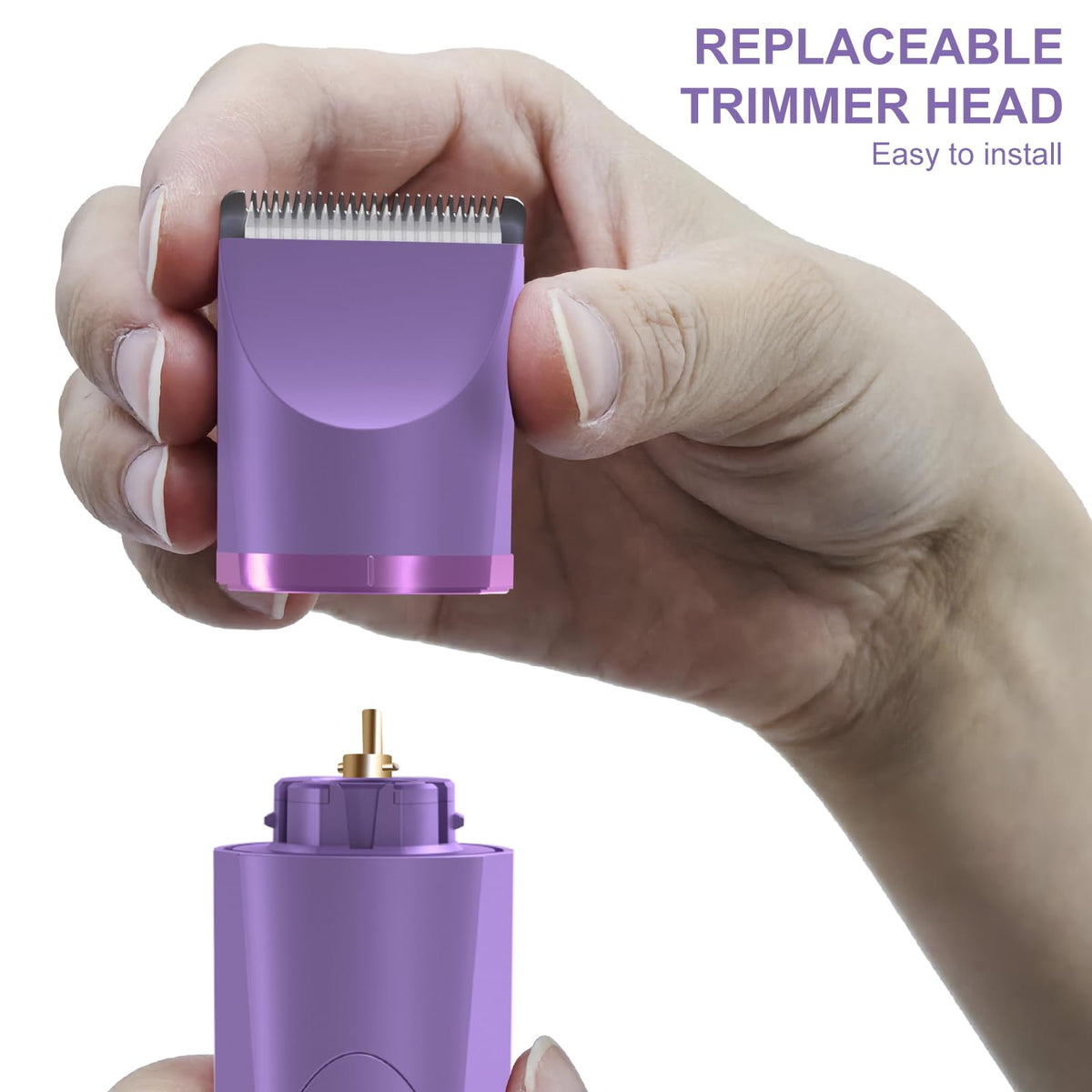 OLOV trimmer in shower setting demonstrating waterproof feature