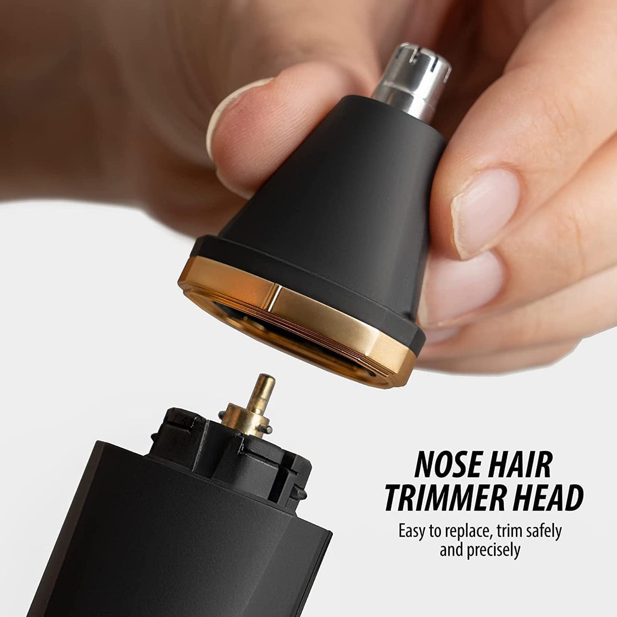 OLOV trimmer side view showcasing adjustable trimming guards