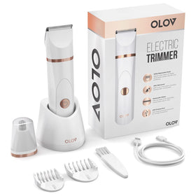 OLOV trimmer side view showcasing adjustable trimming guards