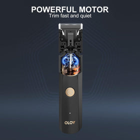 OLOV trimmer USB recharge dock and accessories