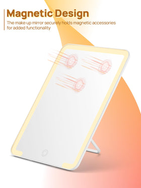 OMIRO 8 x 5 in compact version of Lighted Makeup Mirror for travel