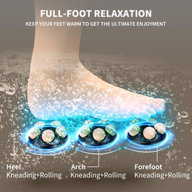 Omnqira foot spa bath displaying temperature settings