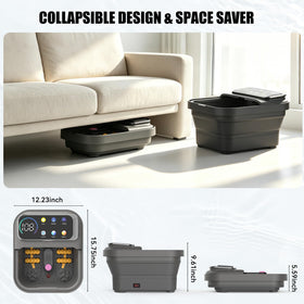 Omnqira Foot Spa side view with ergonomic handle