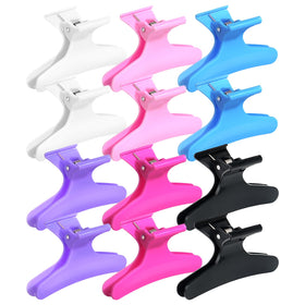 Ondder Butterfly Hair Claw Clips 12 pack front view