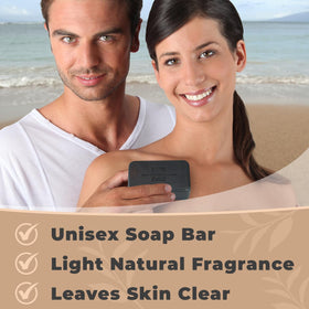 One With Nature Activated Charcoal Soap with Dead Sea Salt