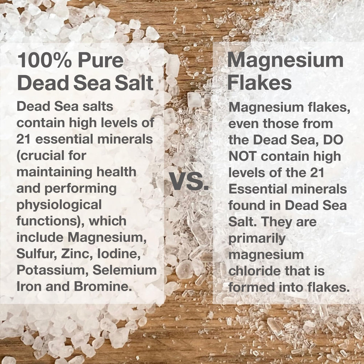 One With Nature Dead Sea Salt Bath Salts 2.5oz back view