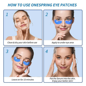 Onespring Eye Masks in a spa setting for relaxation
