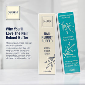 ONSEN Nail Care Kit displayed with all components