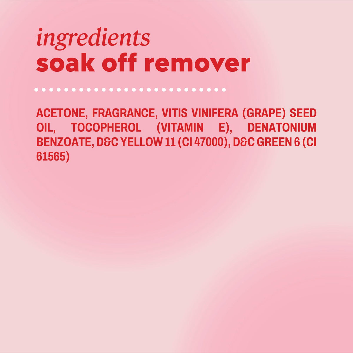 Onyx Professional Coconut Nail Polish Remover nail file close-up