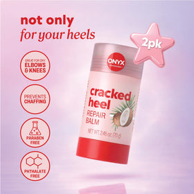 Onyx Professional Cracked Heel Repair Balm Stick close-up of texture