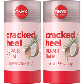 Onyx Professional Cracked Heel Repair Balm Stick front view with coconut scent