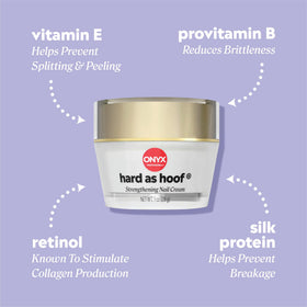 Onyx Professional Hard as Hoof Nail Cream application on nails
