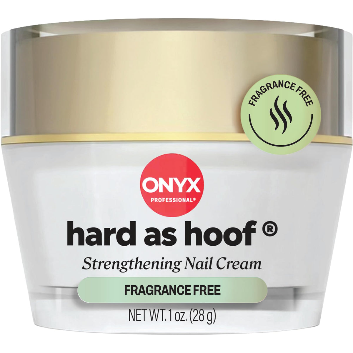 Onyx Professional Hard As Hoof Nail Strengthening Cream 1 oz front view